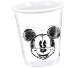 Vienkartinės stiklinaitės "Mikis" (25 vnt./200 ml.)