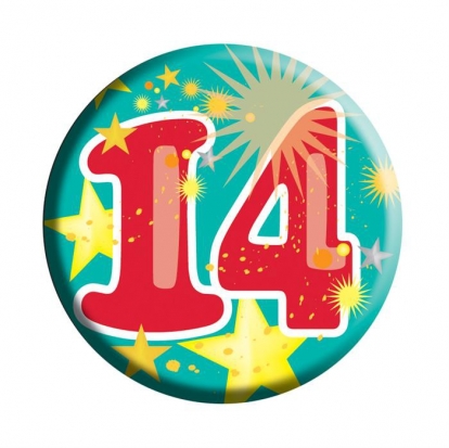 Ženkliukas "14" (6,5 cm)