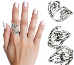 Žiedas "Skeleto ranka"