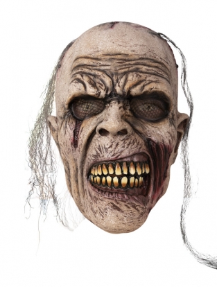 Zombio kaukė su plaukais