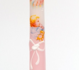 Žvakė "Kūdikis", rožinė (30 cm.)
