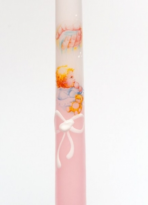 Žvakė "Kūdikis", rožinė (30 cm.)