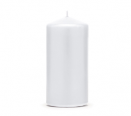 Žvakė, pailga balta (11,5x6 cm)