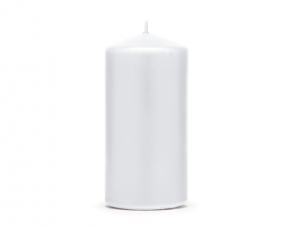 Žvakė, pailga balta (11,5x6 cm)