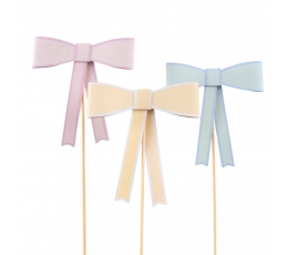 Dekoratiivsed tikud „Pastelsed paelakesed“ (3 tk./22 cm)
