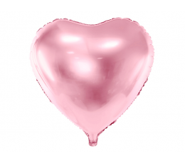 Fooliumist õhupall "Roosa süda" (45 cm)