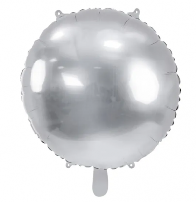 Fooliumist õhupall "Hõbedane ring" (59 cm)