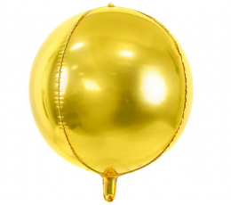 Fooliumist õhupall "Orbz" kuldne (40 cm)