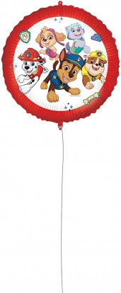Fooliumist õhupall "Paw Patrol" pulgaga (46 cm)