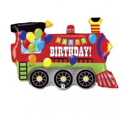 Fooliumist õhupall "Rong sünnipäevaks" (94 cm)