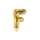 Fooliumist õhupall-täht "F", kuldne (35 cm)