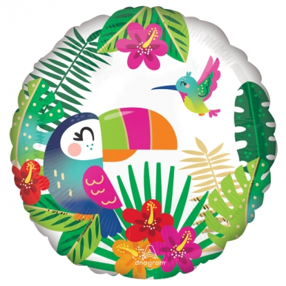 Fooliumist õhupall "Troopiline paradiis" (43 cm)