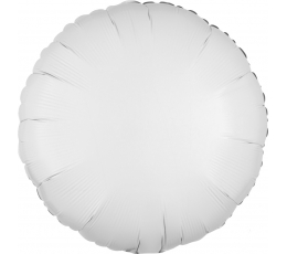  Fooliumist õhupall "Valge ring" (43 cm)