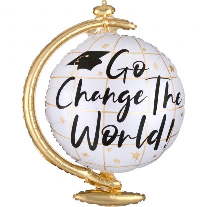 Fooliumist õhupall"Change the World" (58x58 cm)