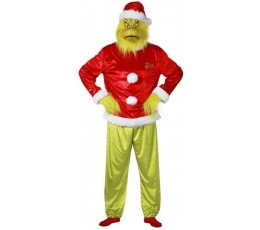 Grinchi kostüüm maskiga (XL)