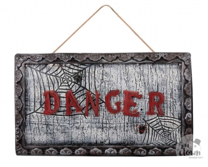 Interaktiivne dekoratsioon-silt „Danger“ (47 cm)