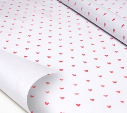  Kingituste pakkepaber "Heart" (70x200 cm) AINULT VENIPAK KULLERIGA! 1