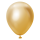 Kroomitud õhupall, kuldne (12 cm/Kalisan)