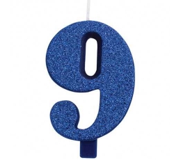 Küünal "9", sinine (9,5 cm)