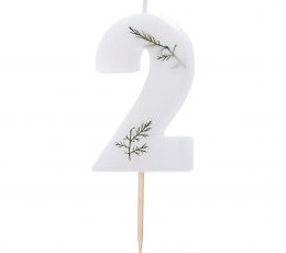 Küünal rohelusega "2"