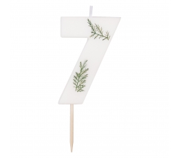Küünal rohelusega "7"