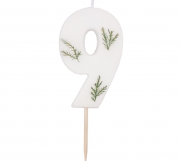 Küünal rohelusega "9"