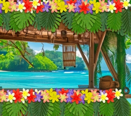 Lauakaunistuste komplekt „Hawaii“ 3 Lauakaunistuste komplekt „Hawaii“ 3