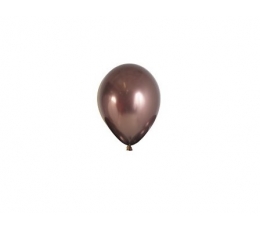 Õhupall kroomitud, pruun (12 cm/Sempertex)