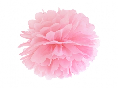 Pom pom pall, valge  (35 cm)