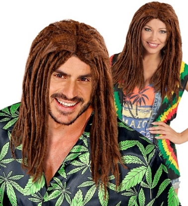 Rasta parukas, pruun