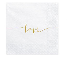 Salvrätikud "Love" (20 tk.)