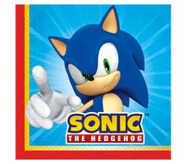 Salvrätikud "Siilipoiss Sonic" (20 tk.)
