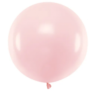 Suur õhupall, heleroosa (60 cm)