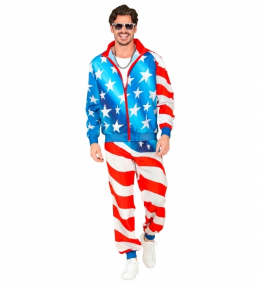 USA Party sportlik karnevali kostüüm (M)