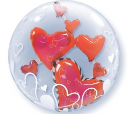 Balons (bubble) "Sirdis" (61 cm)