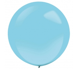 Balons,  gaiši zils - apaļš (61 cm)