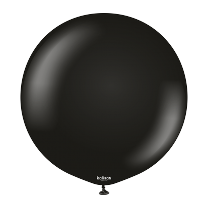 Balons, black (60 cm/Kalisan)