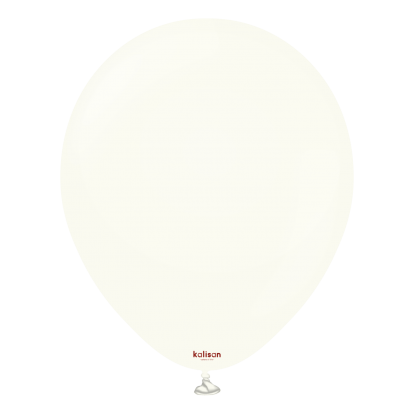Balons, retro balts (12 cm/Kalisan)