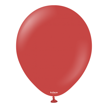 Balons, retro sarkans (45 cm/Kalisan)