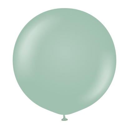 Balons, retro zaļā krāsā (60 cm/Kalisan)