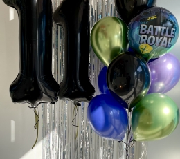 Balonu kompozīcija ar cipariem "BATTLE ROYAL
