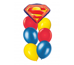 Balonu pušķis "Supermens"