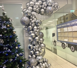 Balonu virtene "Disko ballīte"