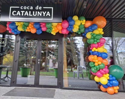 Balonu virtene "Krāsainā"