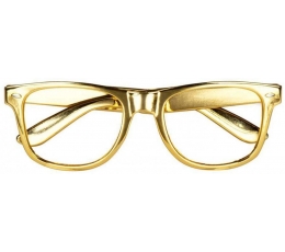 Brilles bez stikliem, zelts