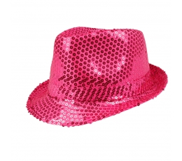 Cepure, spīdīga -rozā