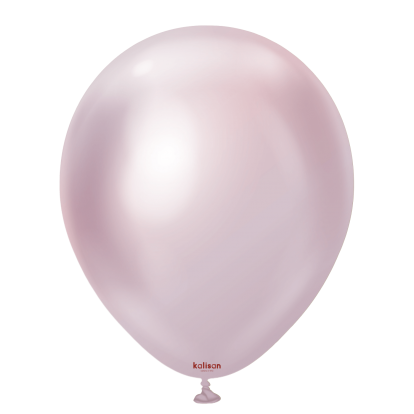  Chrome balons, mirror pink gold (30 cm/Kalisan)