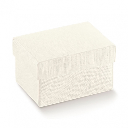 Dāvanu kastīte ar vāku, balta (300x300x300 mm)