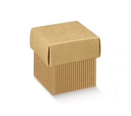 Dāvanu kastīte, kraft gofrēta (490x340x340 mm)