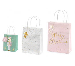 Dāvanu maisiņi "Ziemassvētku konfeti" (3 gab.)